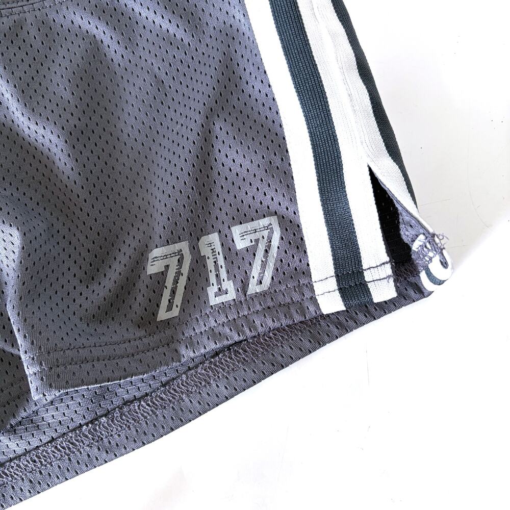 I.AM.GIA Chandler Hot Short Y2K Mesh Athletic Micro Shorts Gray Size L - Picture 6 of 9